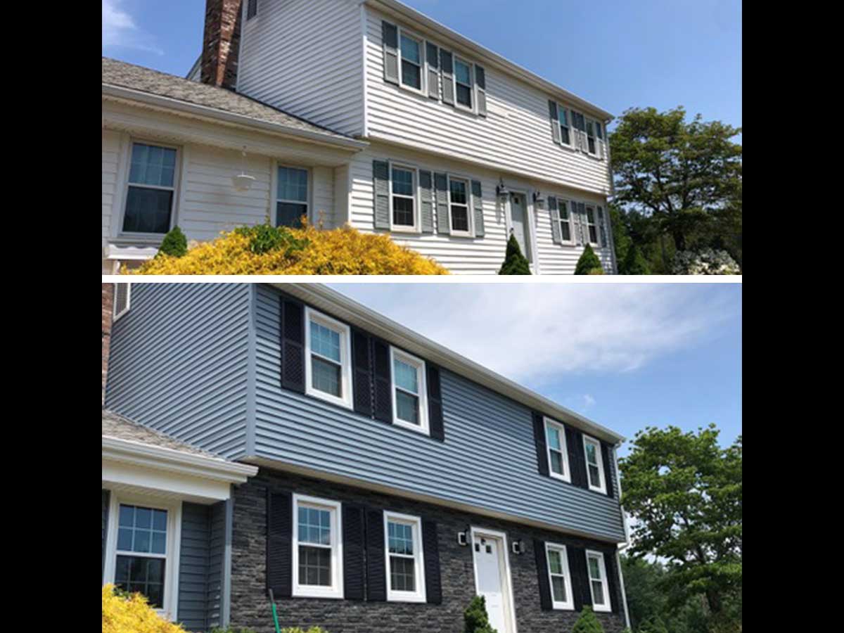 Completed exterior project by J.T. Burke and Sons