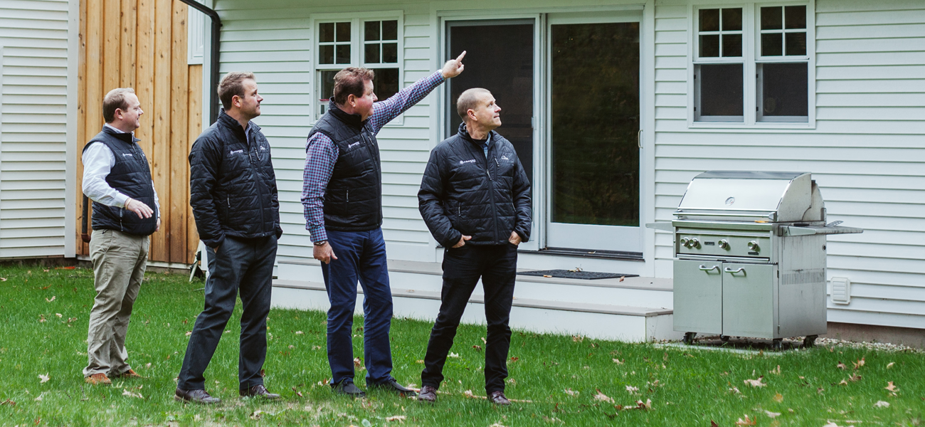 The J.T. Burke and Sons team — three generations