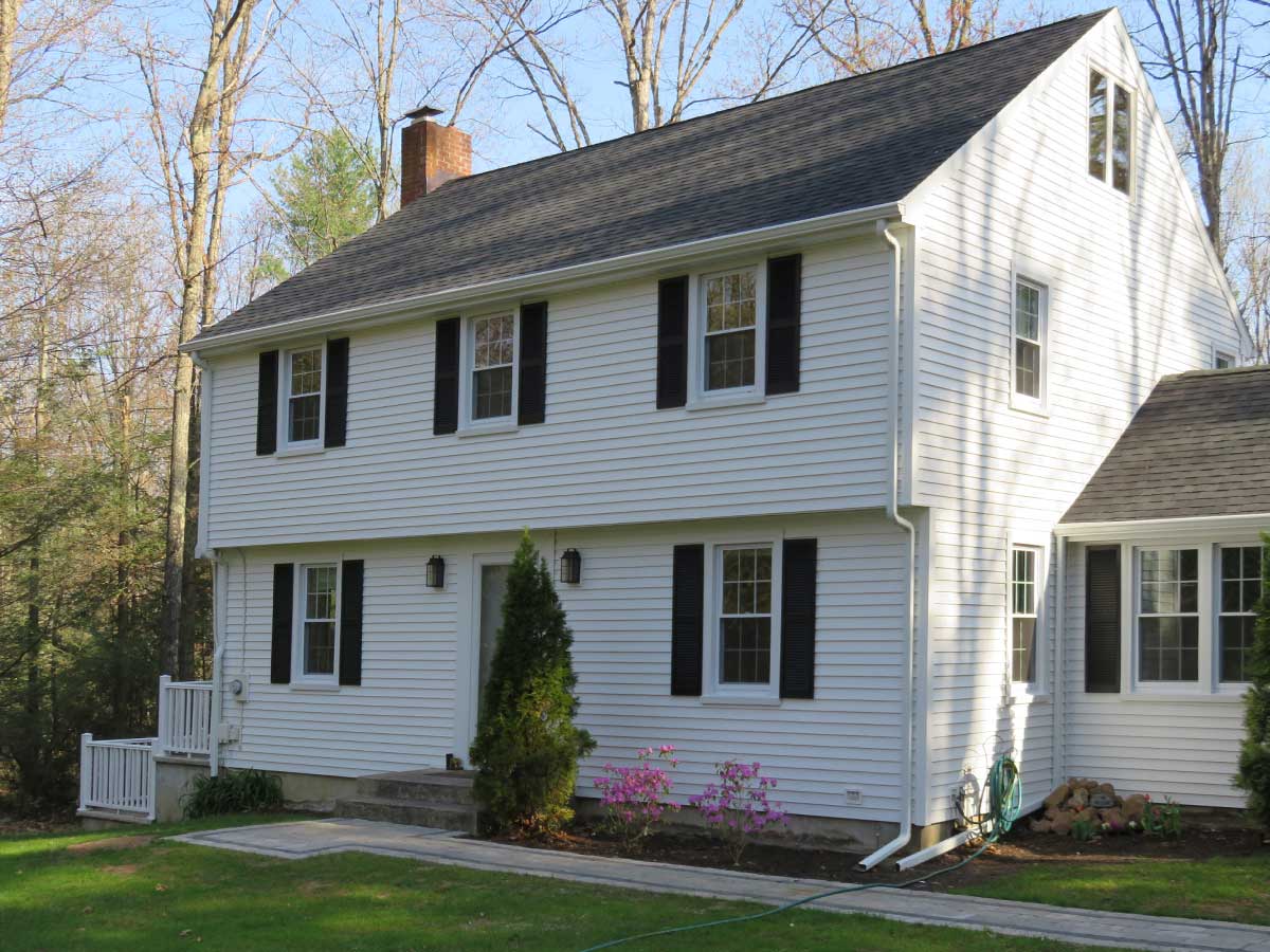 Energy-efficient windows installed on a Connecticut home