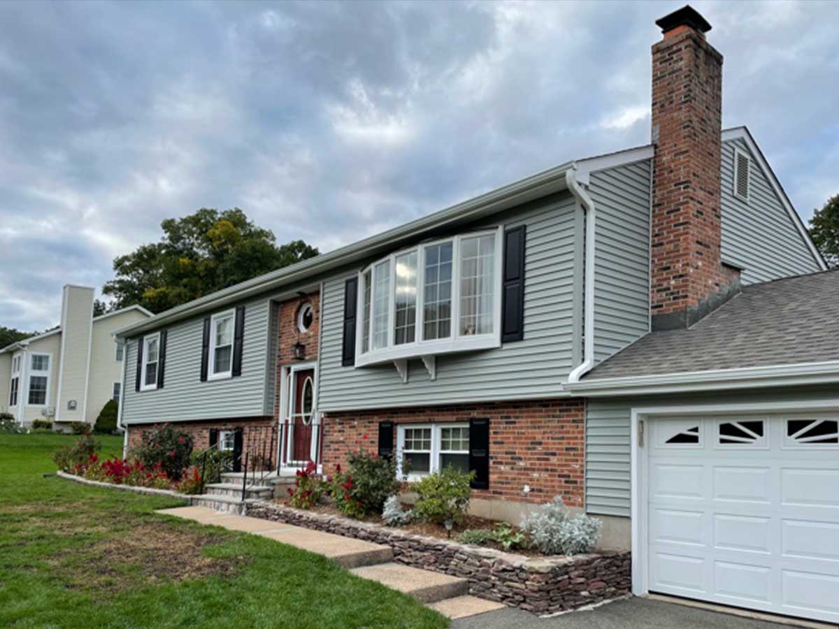 Vinyl siding installation by J.T. Burke and Sons
